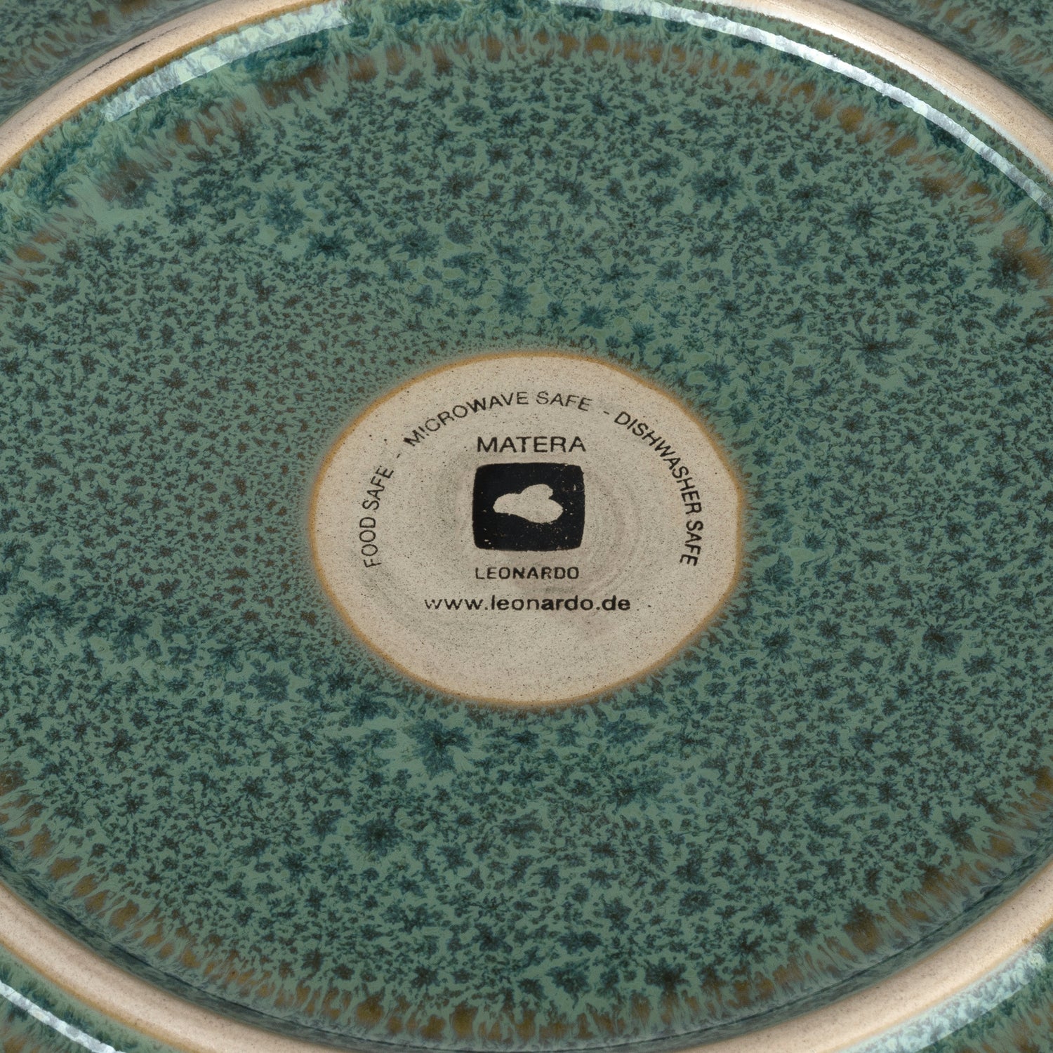 Geschirrset MATERA 18-teilig grün Keramik