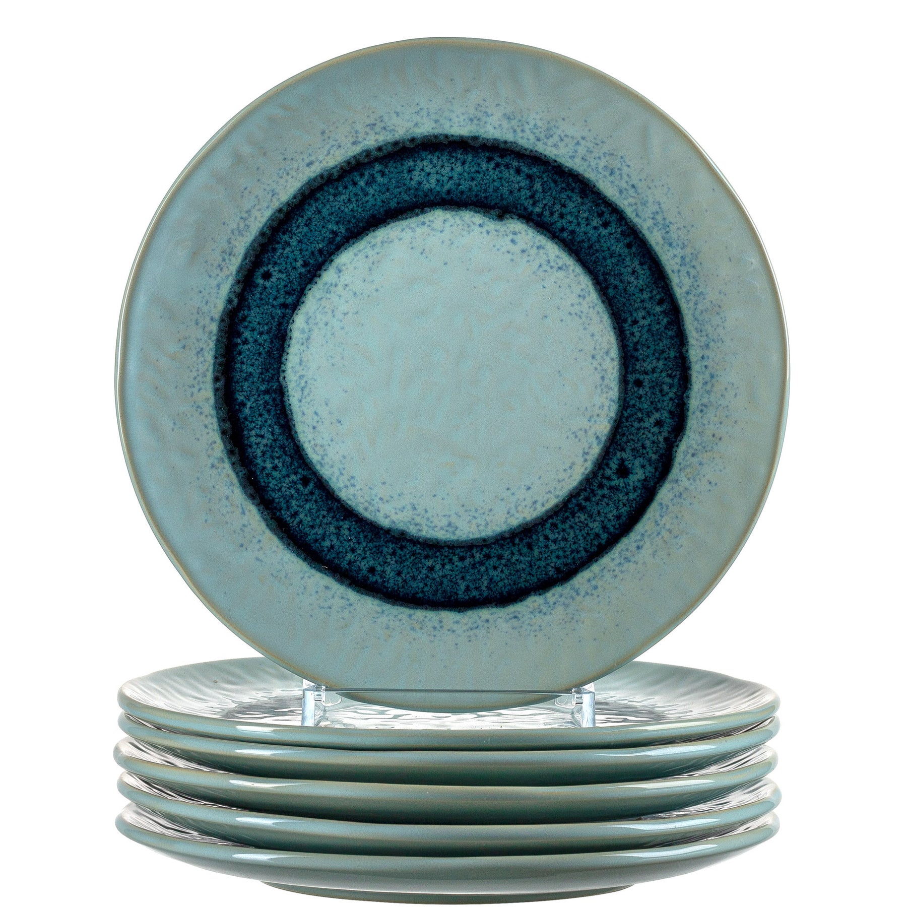 Geschirrset MATERA 18-teilig blau Keramik