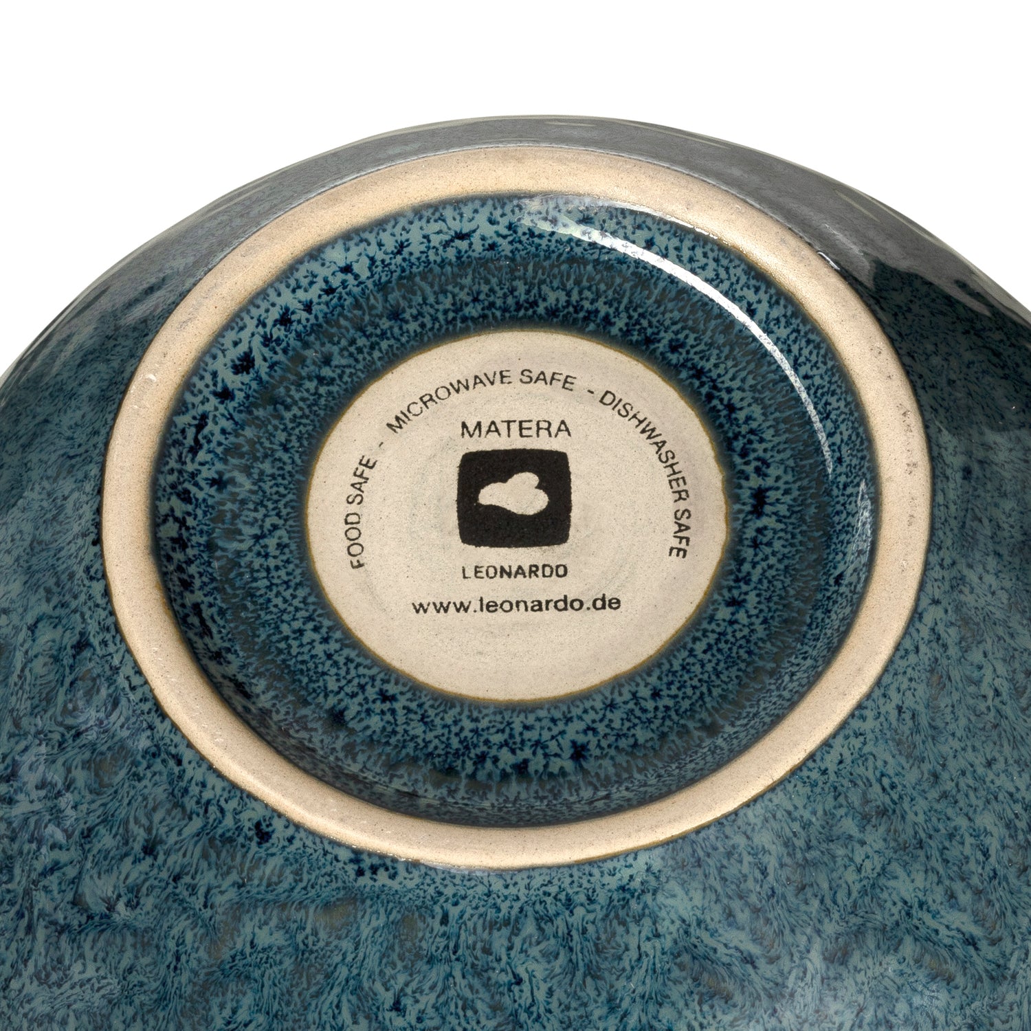 Geschirrset MATERA 24-teilig blau Keramik