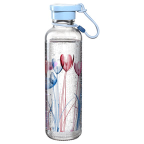 Flasche IN GIRO 500 ml Flower hellblau