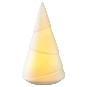 Porzellantanne STELLA 18,4 cm weiß mit LED