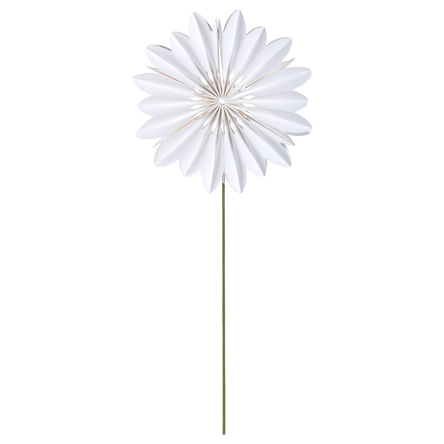 Papierblume OSTUNI 45 cm weiß auf Stab