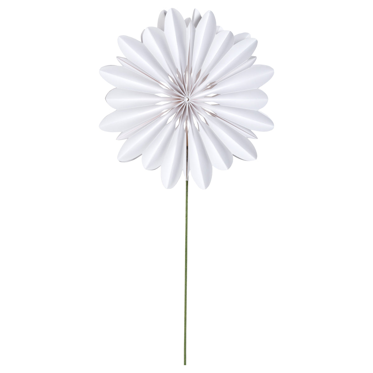 Papierblume OSTUNI 50 cm weiß auf Stab