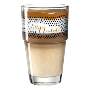 Becher SOLO 6er-Set 410 ml 'Latte Macchiato' schwarz