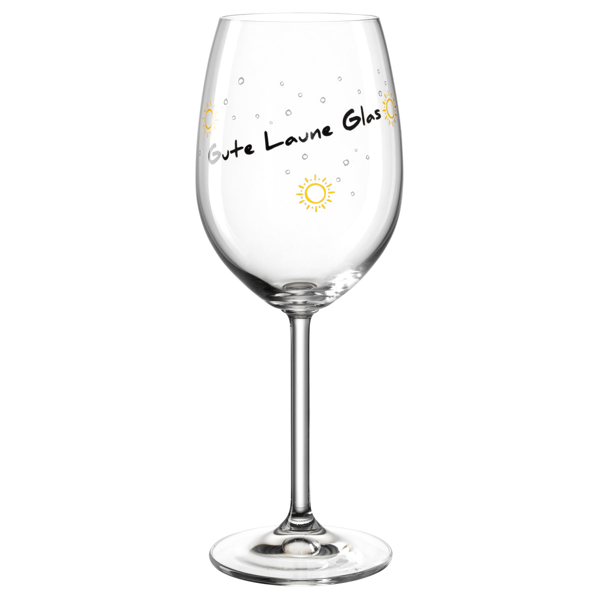 Weinglas PRESENTE 460 ml 'Gute Laune Glas'