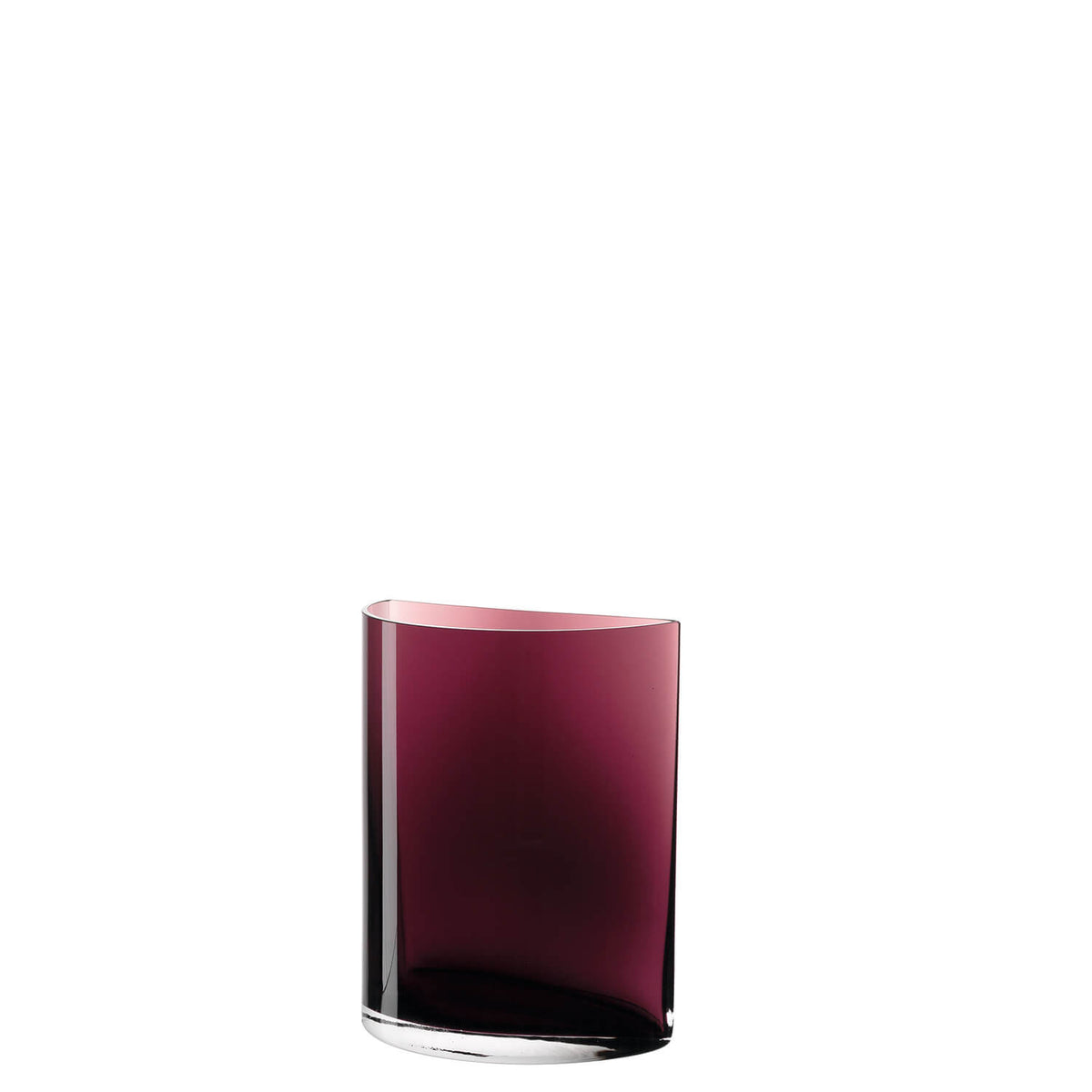 Vase CENTRO 23,4 cm aubergine Halbkreis