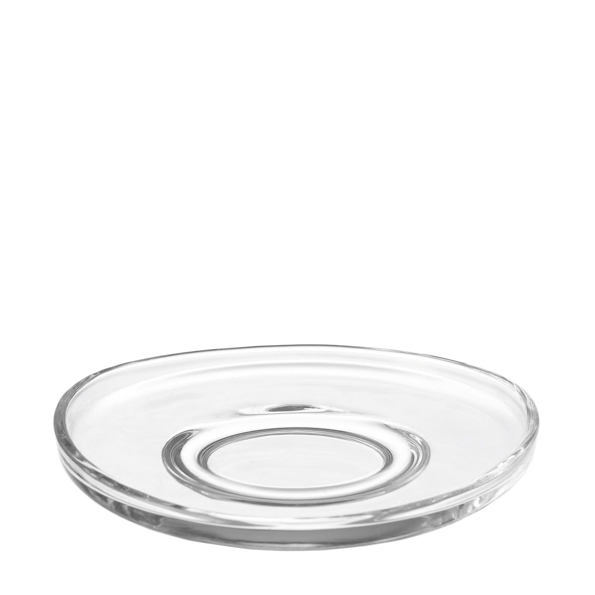 Untertasse LOOP 14 cm aus Glas