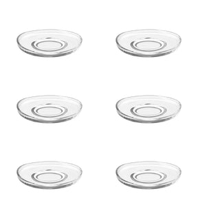 Untertasse LOOP 14 cm aus Glas
