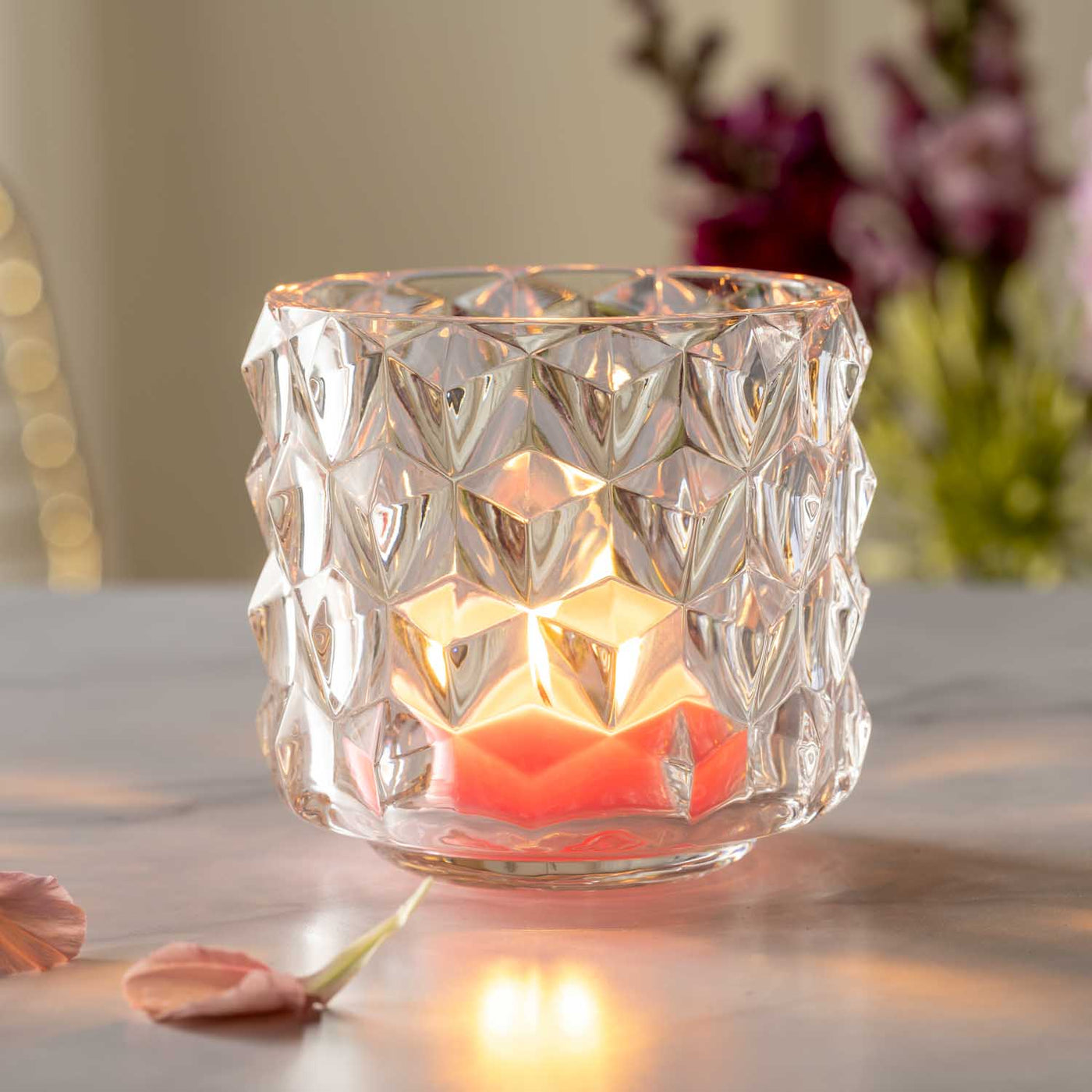 LEONARDO HOME Tischlicht EMOZIONE - Herz Aus Glas, 10,7 Cm, Mehrfarbig - Perfekt Als Deko Oder Geschenk
