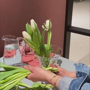 Glasvase BLOOM 21,5 cm in geschwungener Form
